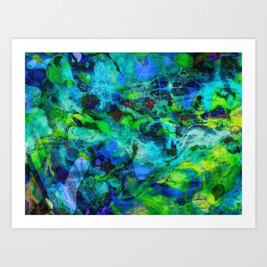 Sand Painting Art Print