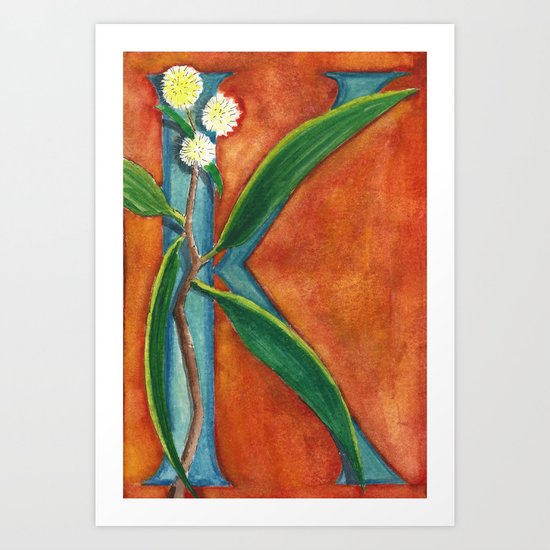 K is for Koa Art Print