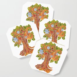 Golden Spiral Tree of Life Coaster
