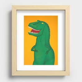 T-Rex Recessed Framed Print