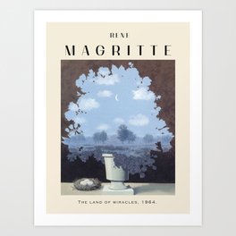Poster-Rene Magritte-The land of miracles. Art Print