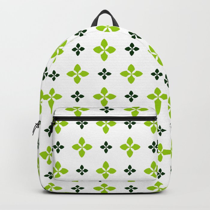 Optical pattern 164 green Backpack