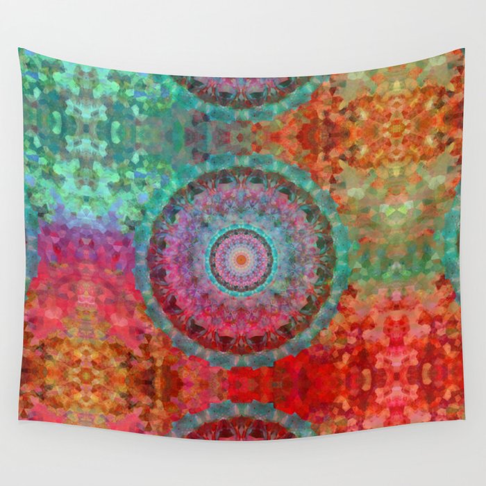 Bright Colorful Art - Color Therapy Wall Tapestry
