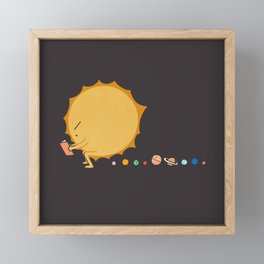 Poo Poo Sun Framed Mini Art Print