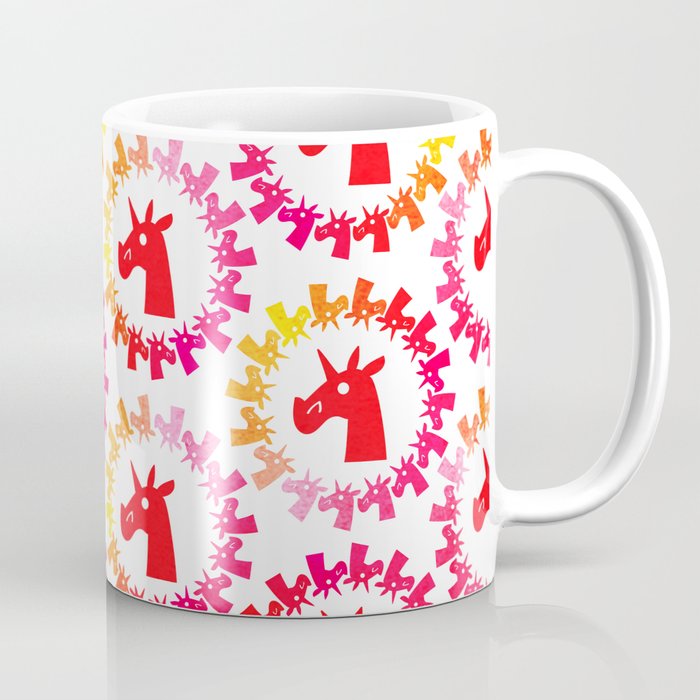Color Me Red Unicorn Coffee Mug