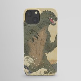 Godzilla Ukiyo-e  iPhone Case