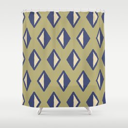 Sage Green Shower Curtains Society6 Diamond Pattern Sage Green And Blue Shower Curtain