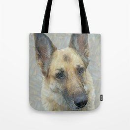 Unconditional Love Holly German Shepard Tote Bag