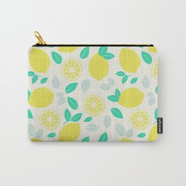 Summer Lemon Pattern Carry-All Pouch
