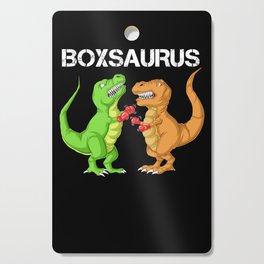 boxsaurus boxing dinosaur t-rex Cutting Board