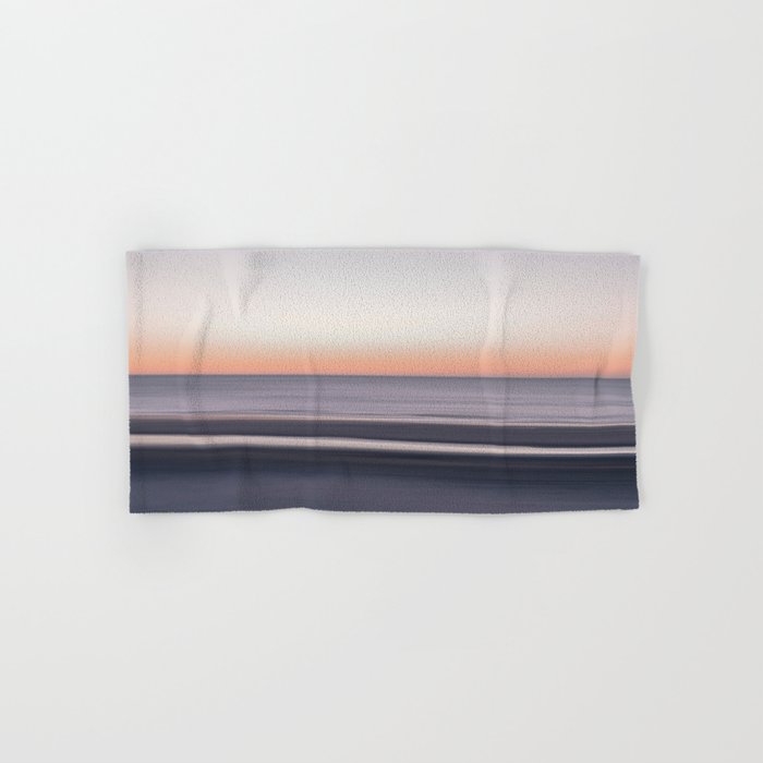 Sunset coastal beach art print - long exposure portugese landscape - nature and travel photography Hand & Bath Towel