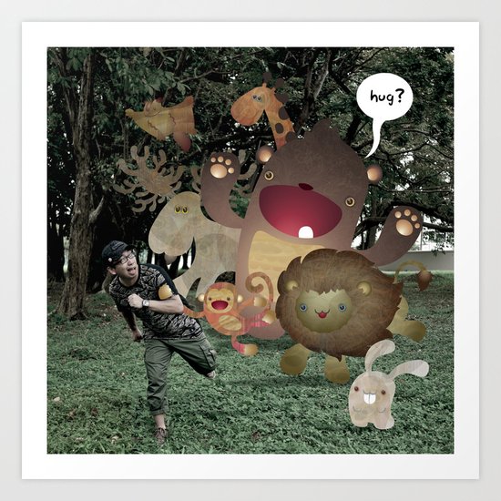 Zoophobia Art Print
