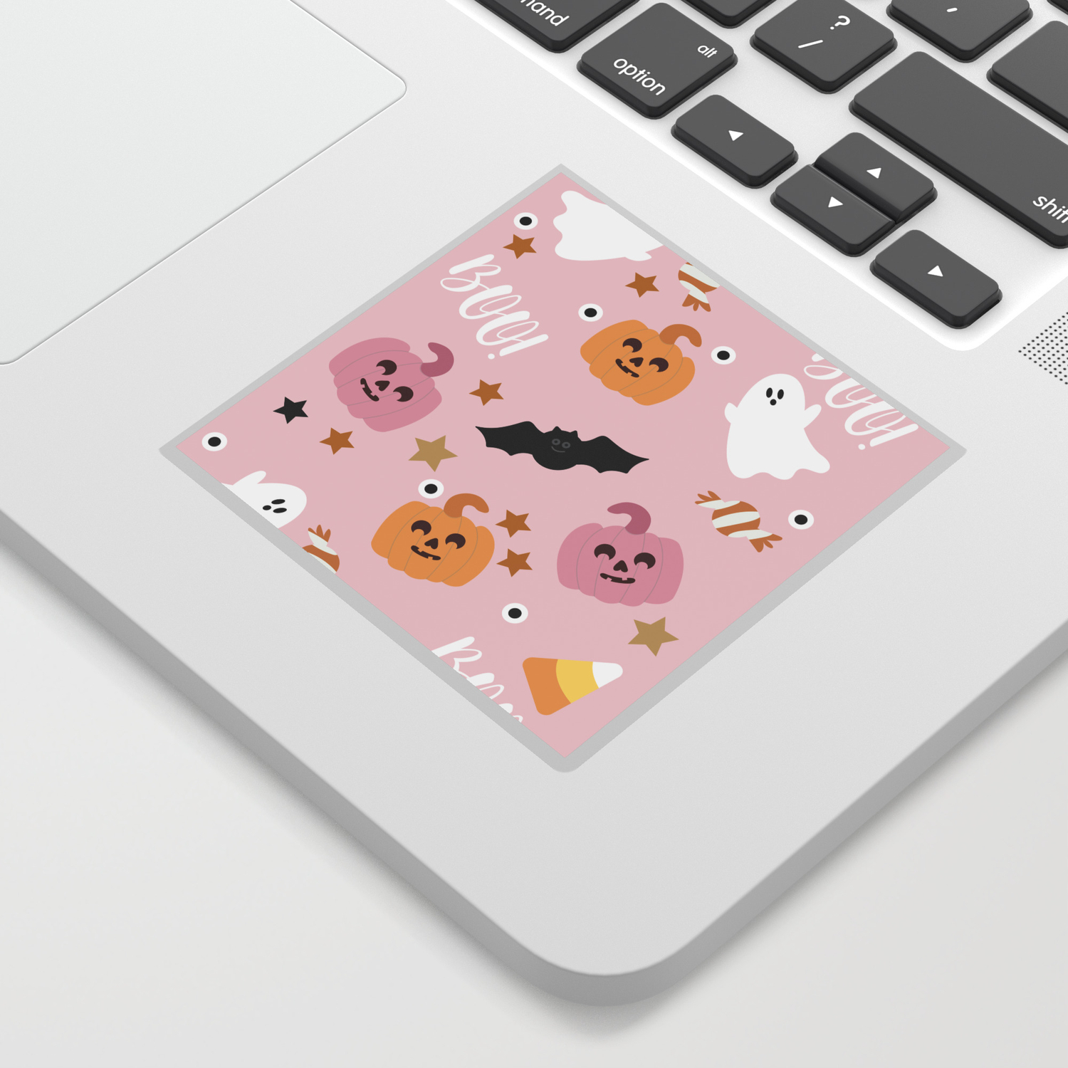 halloween cute pastel print sticker by lucy ortiz society6