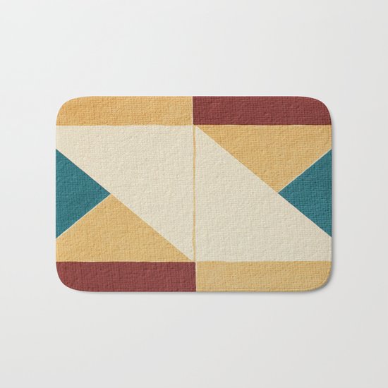 Geometric Thoughts 10 Bath Mat