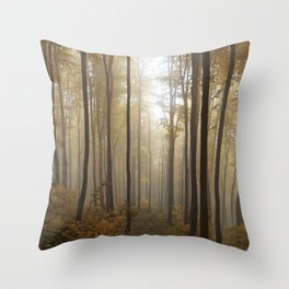 Lost in the forest Throw Pillow