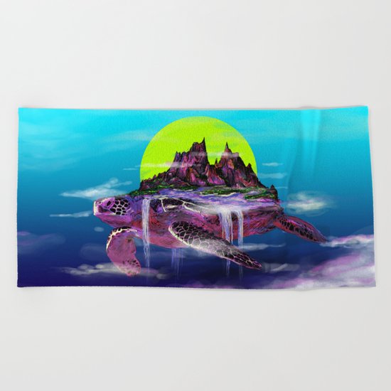 Turtle Paradise Beach Towel