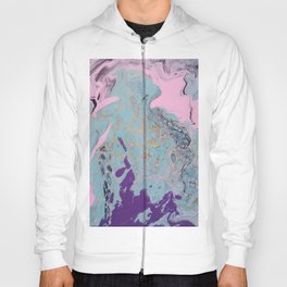 pour painting abstaction Hoody