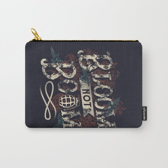 Bloom not Boom Carry-All Pouch