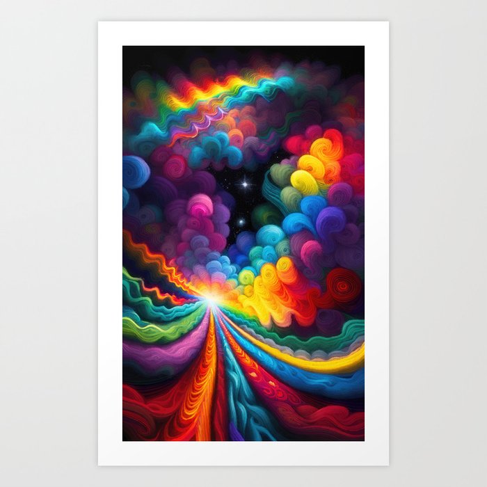 Rainbow Dreams Art Print