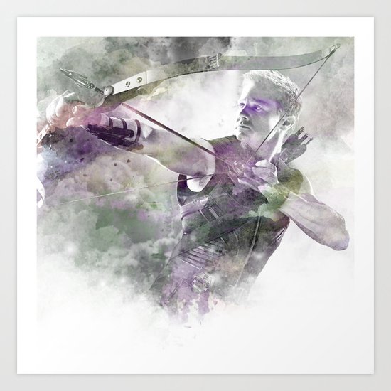 Clint Barton Art Print