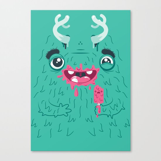 I Scream Monster Canvas Print