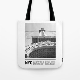 New York Minimal #11 Tote Bag