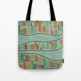 Summer Breeze, Colorful City Tote Bag