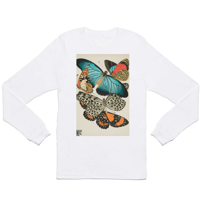 Butterfly Print by E.A. Seguy, 1925 #2 Long Sleeve T Shirt