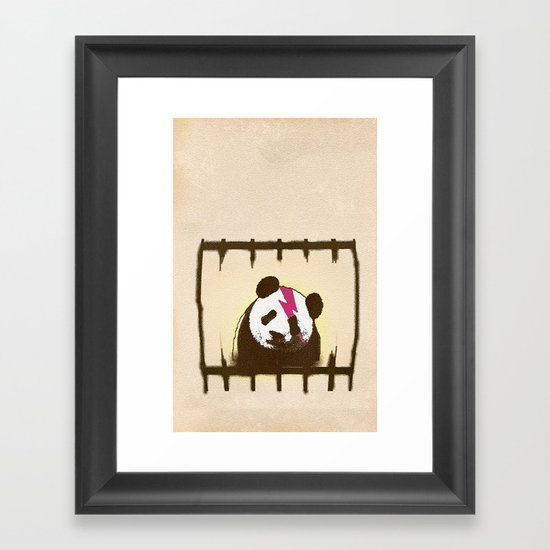 i will be more cool in my mountain Framed Art Print