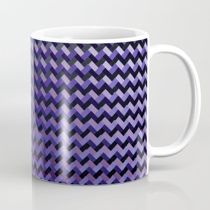 4 Color Diagonal Gradation Coffee Mug