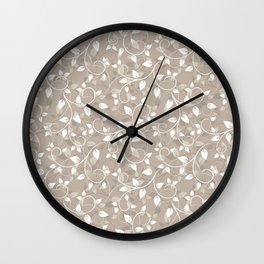 Petite Leaves Wall Clock