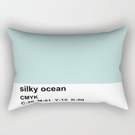 pantone colorblock cmyk blue Rectangular Pillow