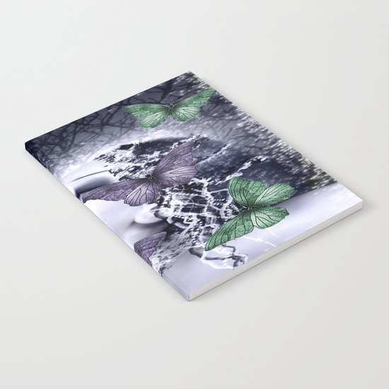 Women and butterfly dream Notebook