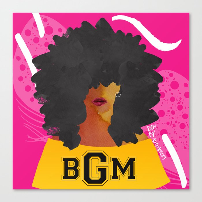 School Of Black Girl Magic Canvas Print By Alegnaart Society6