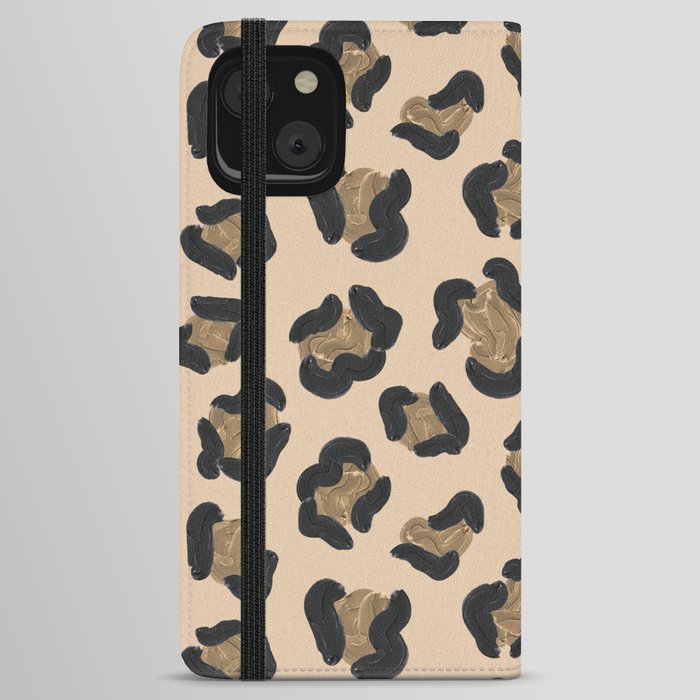 Leopard Print Pattern iPhone Wallet Case