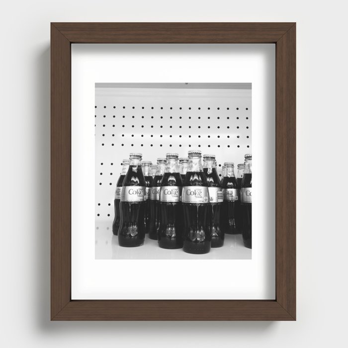 Coke Recessed Framed Print