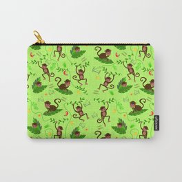 Jumping cheeky monkeys 01 Carry-All Pouch