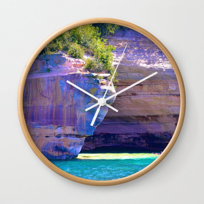 Michigan's Pictured Rocks National Park Wall Clock