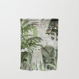 There's A Ghost in the Greenhouse Again Wall Hanging