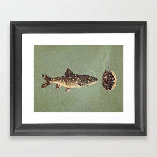 Irresistible Bait Framed Art Print