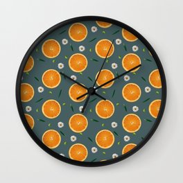 Aliño de naranjas Wall Clock