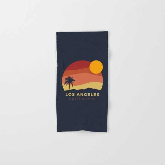 Los Angeles Sunset Hand & Bath Towel