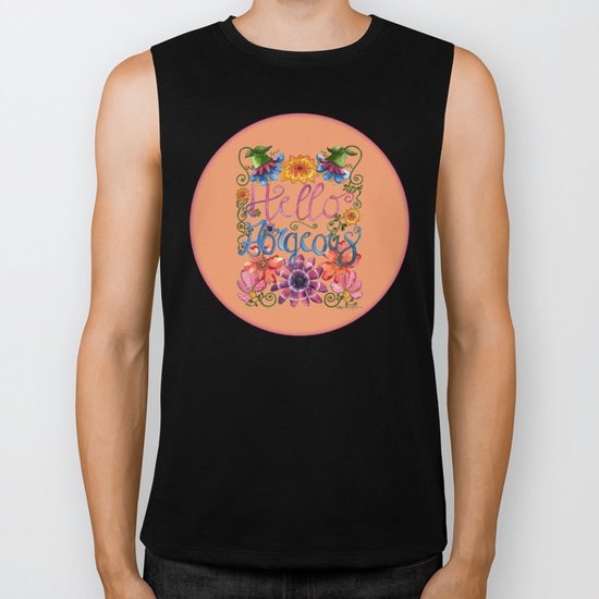 Hello Gorgeous 2 Biker Tank