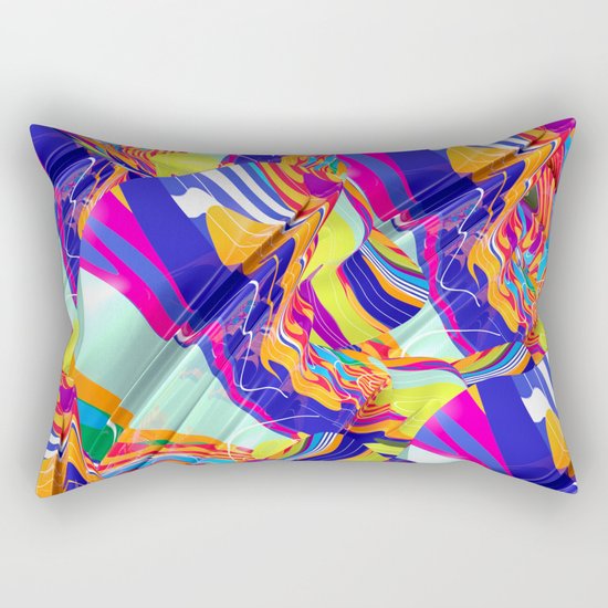 To Swim Rectangular Pillow