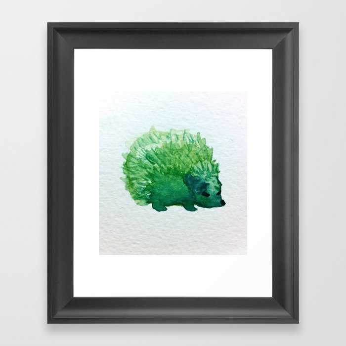 hedgehog Framed Art Print