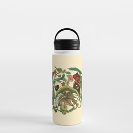 Botanical English Bulldog Water Bottle