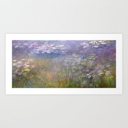 Water Lilies Painting by Claude Monet Art Print