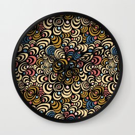 Wanderings Wall Clock | Protectthechildren, Illustration, Family, Wandering, Drawing, Families, Pattern, Abstract, Tan, Symbolic 
