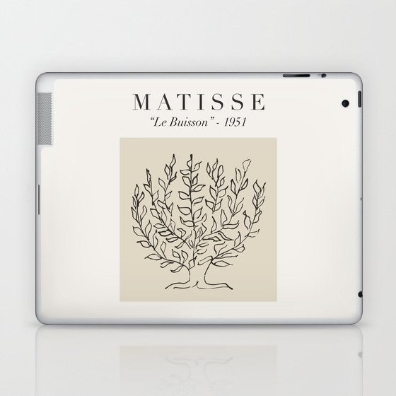 Matisse - "Le Buisson", Mid Century Abstract Art Decor Laptop & iPad Skin