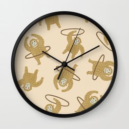 Loopy Monkeys Wall Clock